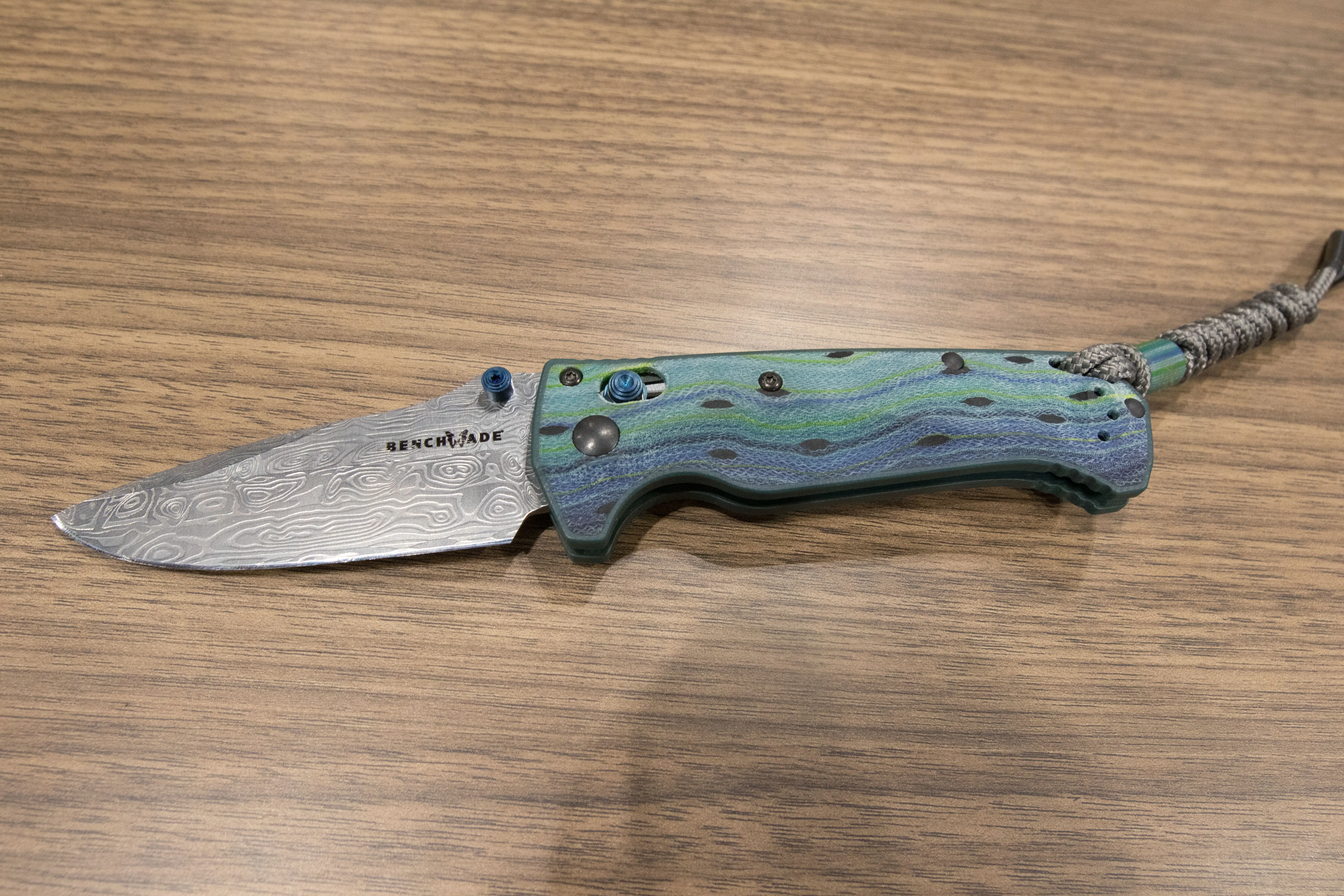 Custom Benchmade Adira on display