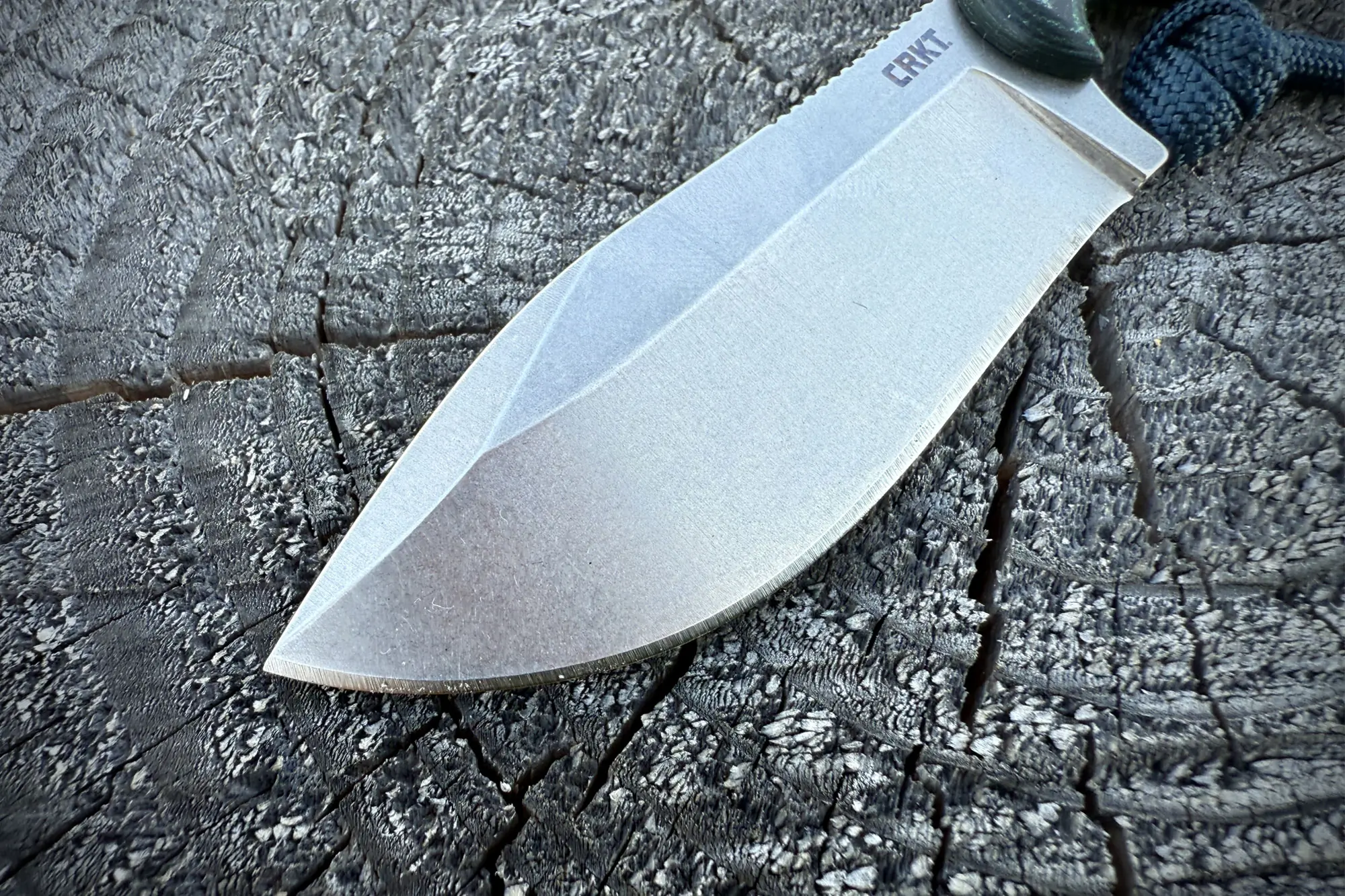 CRKT Minimalist Nessmuk grind lines
