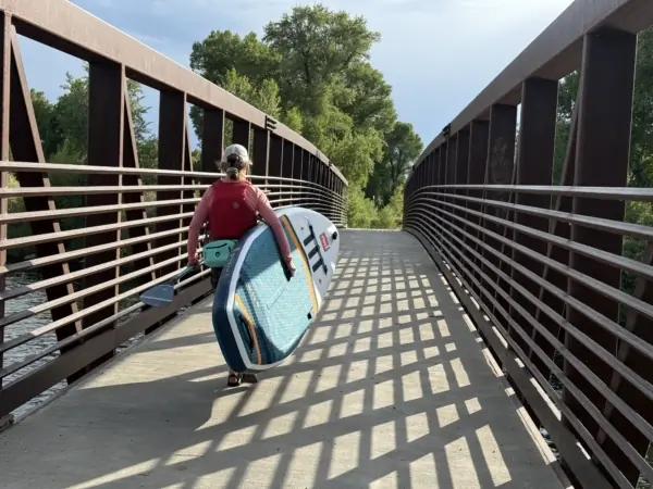 Red Paddle Co 9'6" Wild MSL Inflatable Paddle Board; Photo/Morgan Tilton