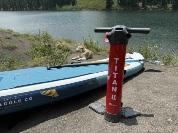 Red Paddle Co 9'6" Wild MSL Inflatable Paddle Board; (Photo/Morgan Tilton)