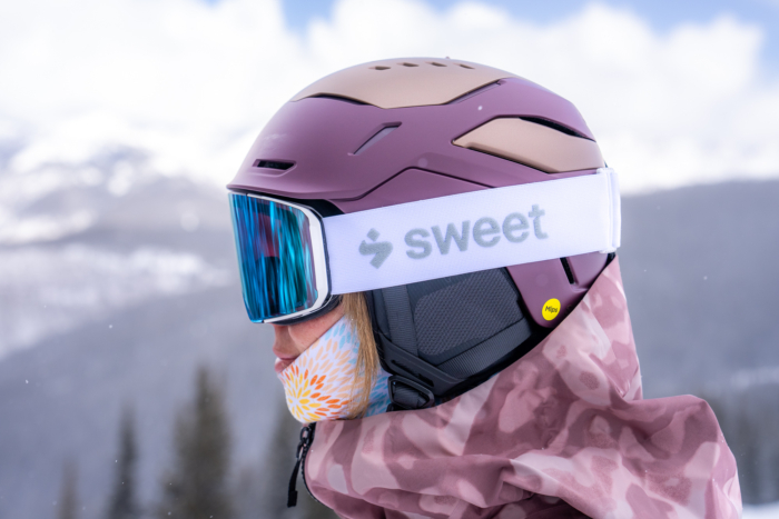 Morgan Tilton testing the Smith Vantage 2 MIPS; (photo/Jason Hummel)