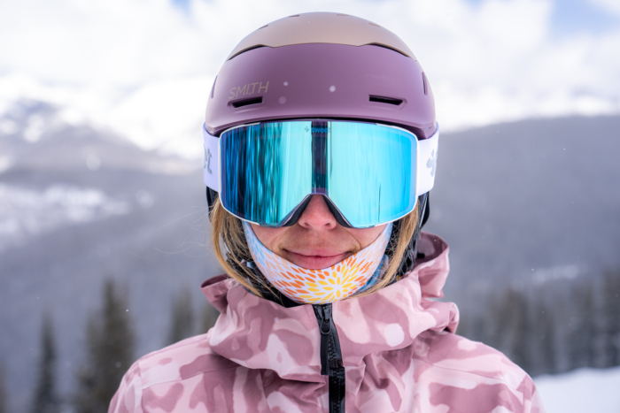 Morgan Tilton testing the Smith Vantage 2 MIPS; (photo/Jason Hummel)