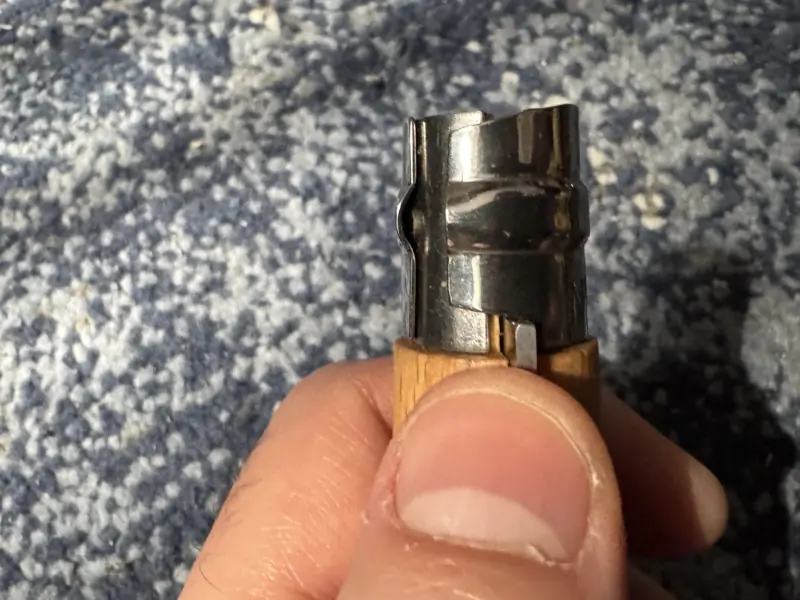 The Virobloc locking ring in the locked-closed position