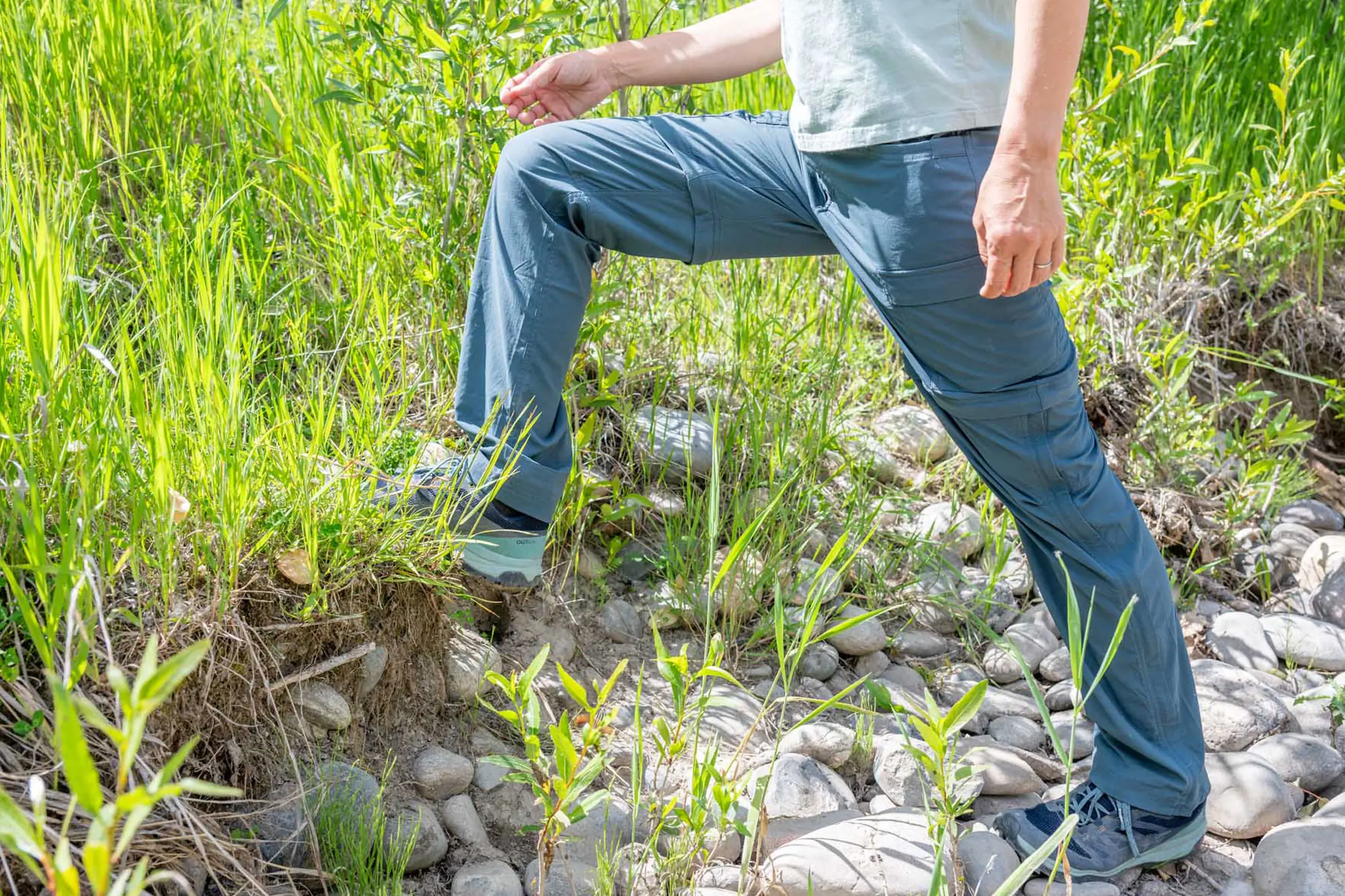 wearing REI Co-op Sahara Convertible Pants 