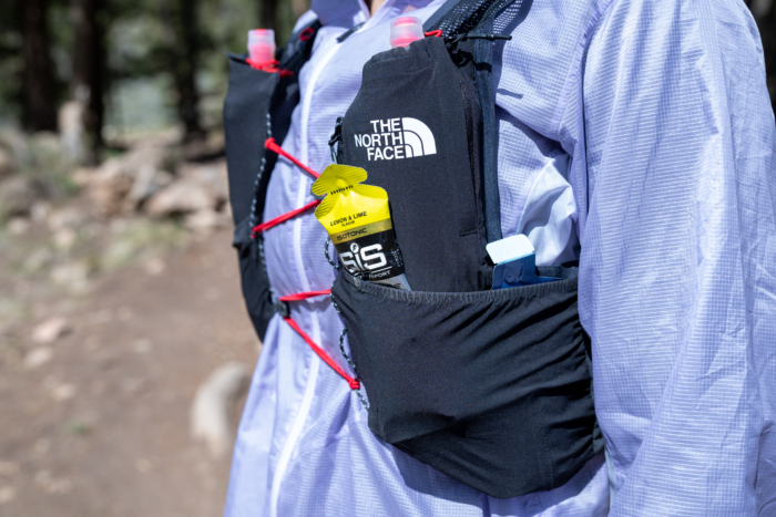 A Woman wearing The North Face Run Vest