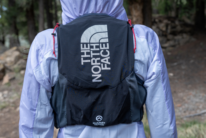A Woman wearing The North Face Run Vest