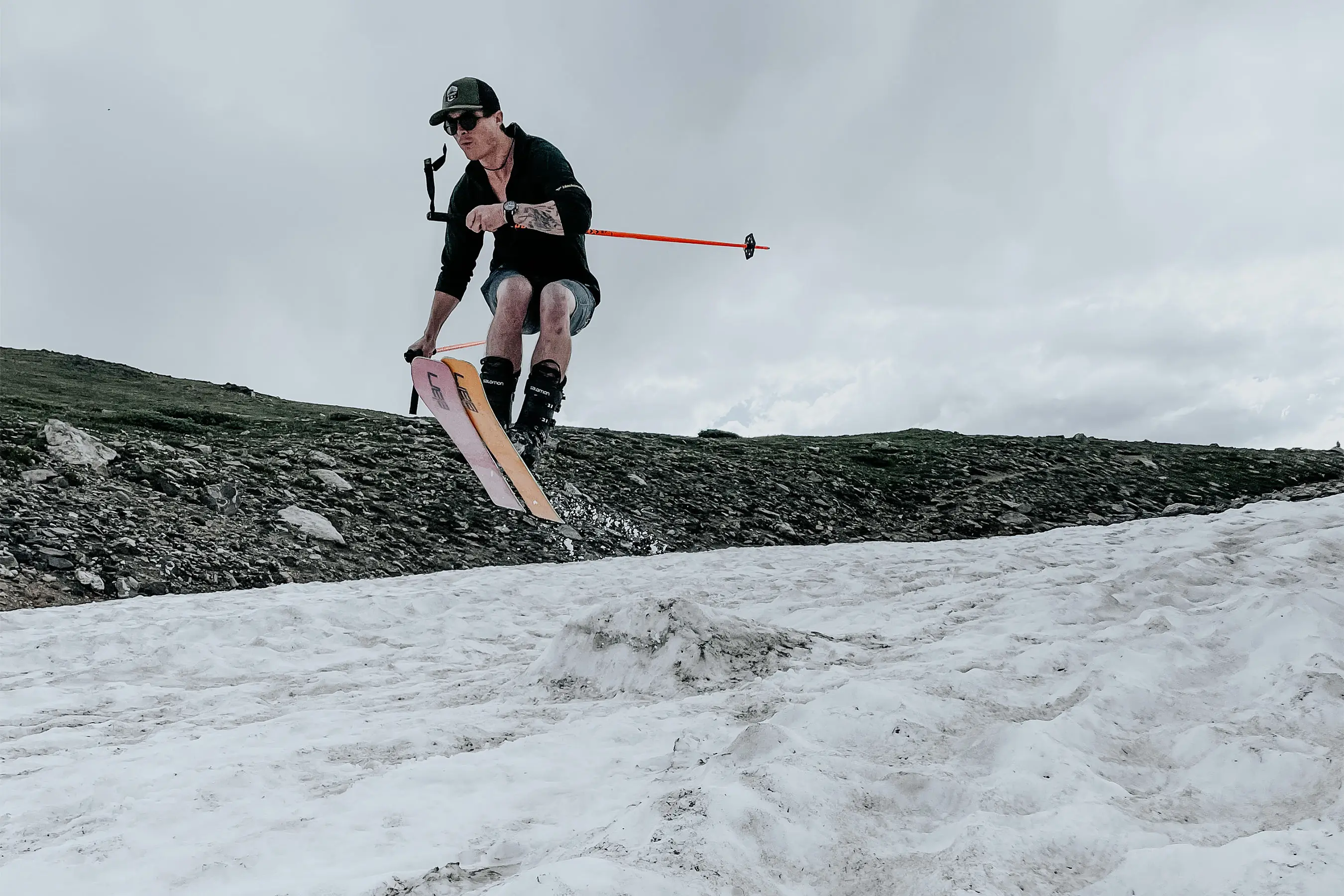 Skiing in summer