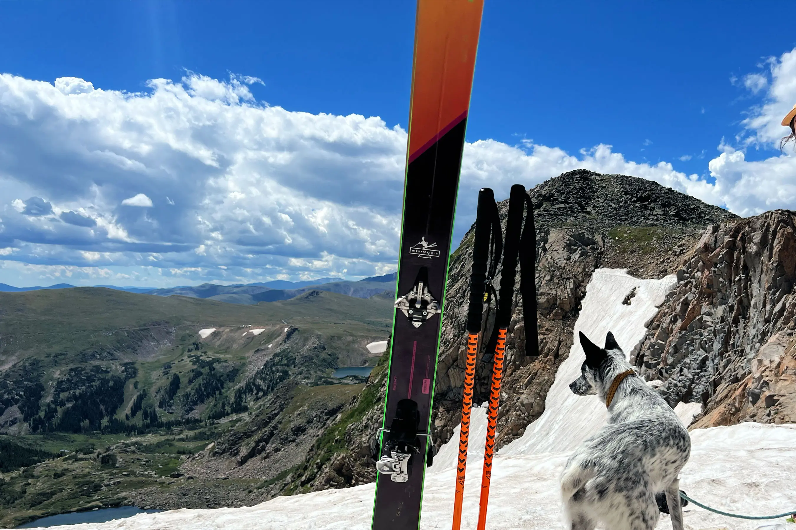 Skiing in summer