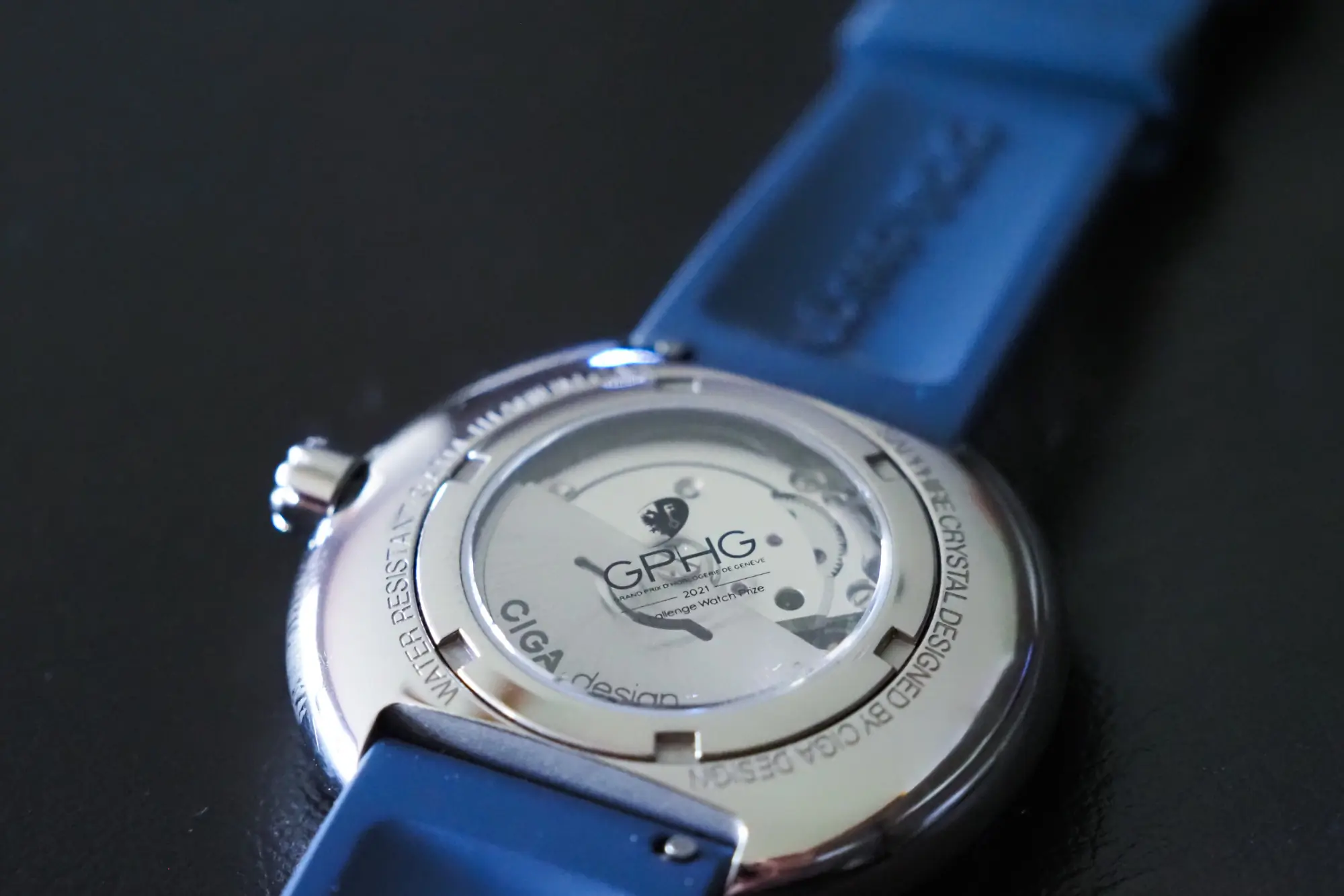 ciga design blue planet atlantic watch case back
