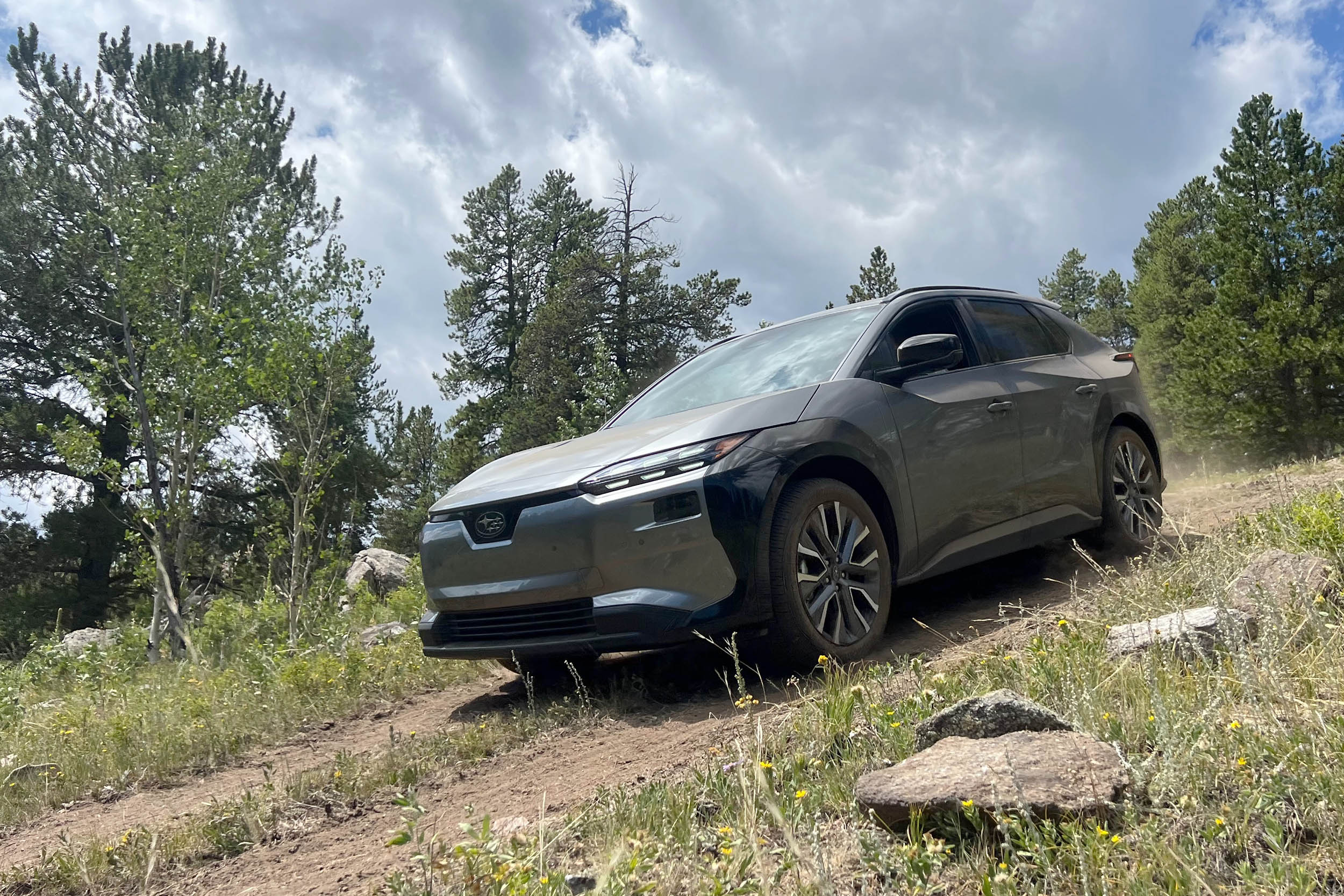 2026 Subaru Solterra descending slope