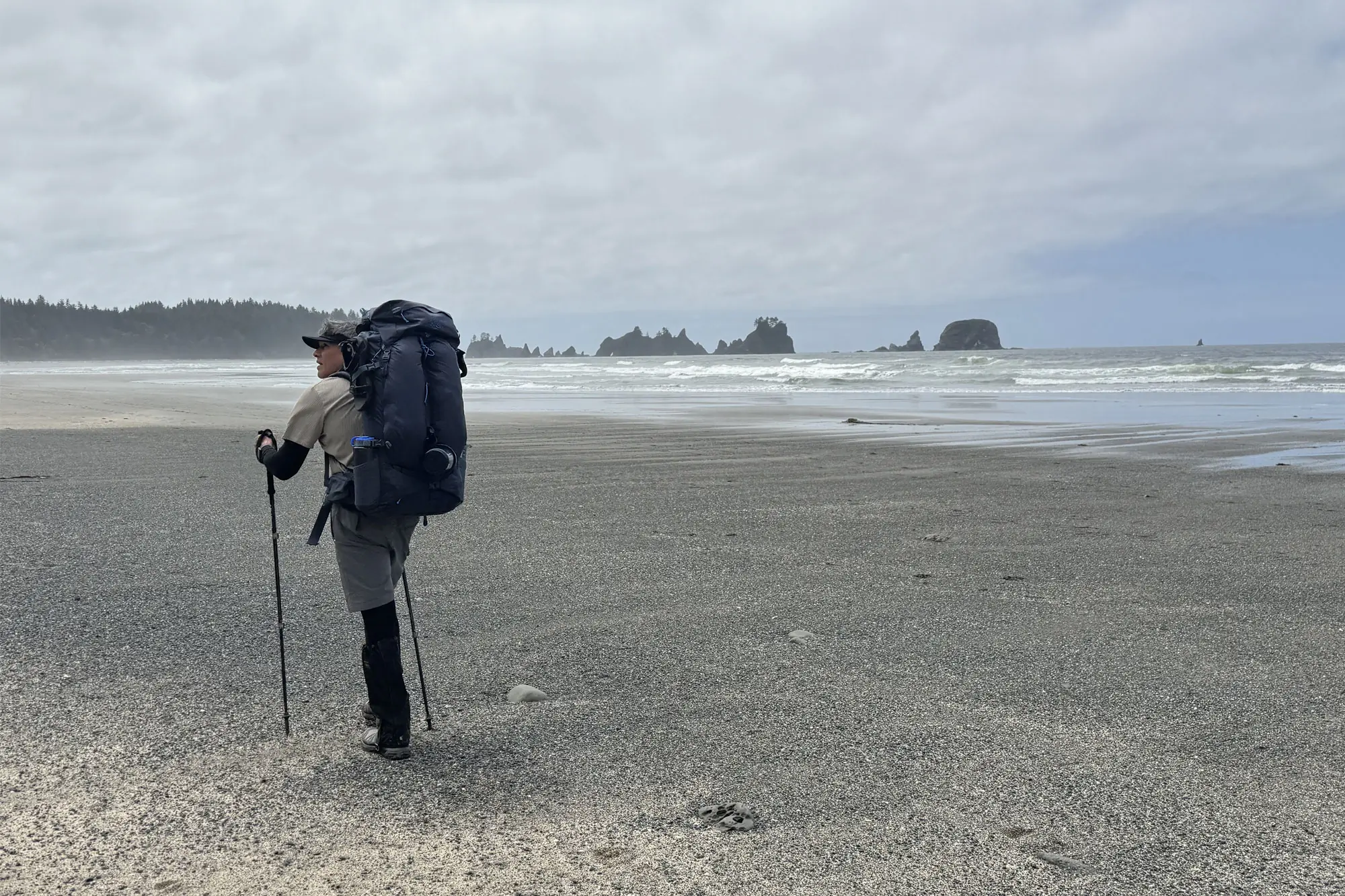 walking with Mystery Ranch Glacier pack