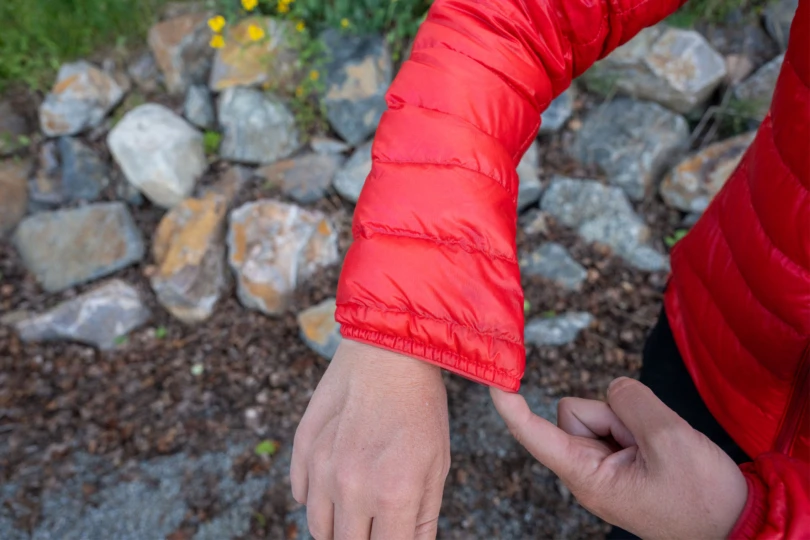 sleeve of Outdoor Research jacket
