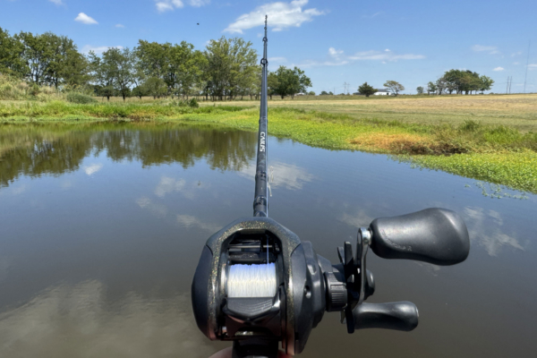 fishing with the Shimano Caius casting combo