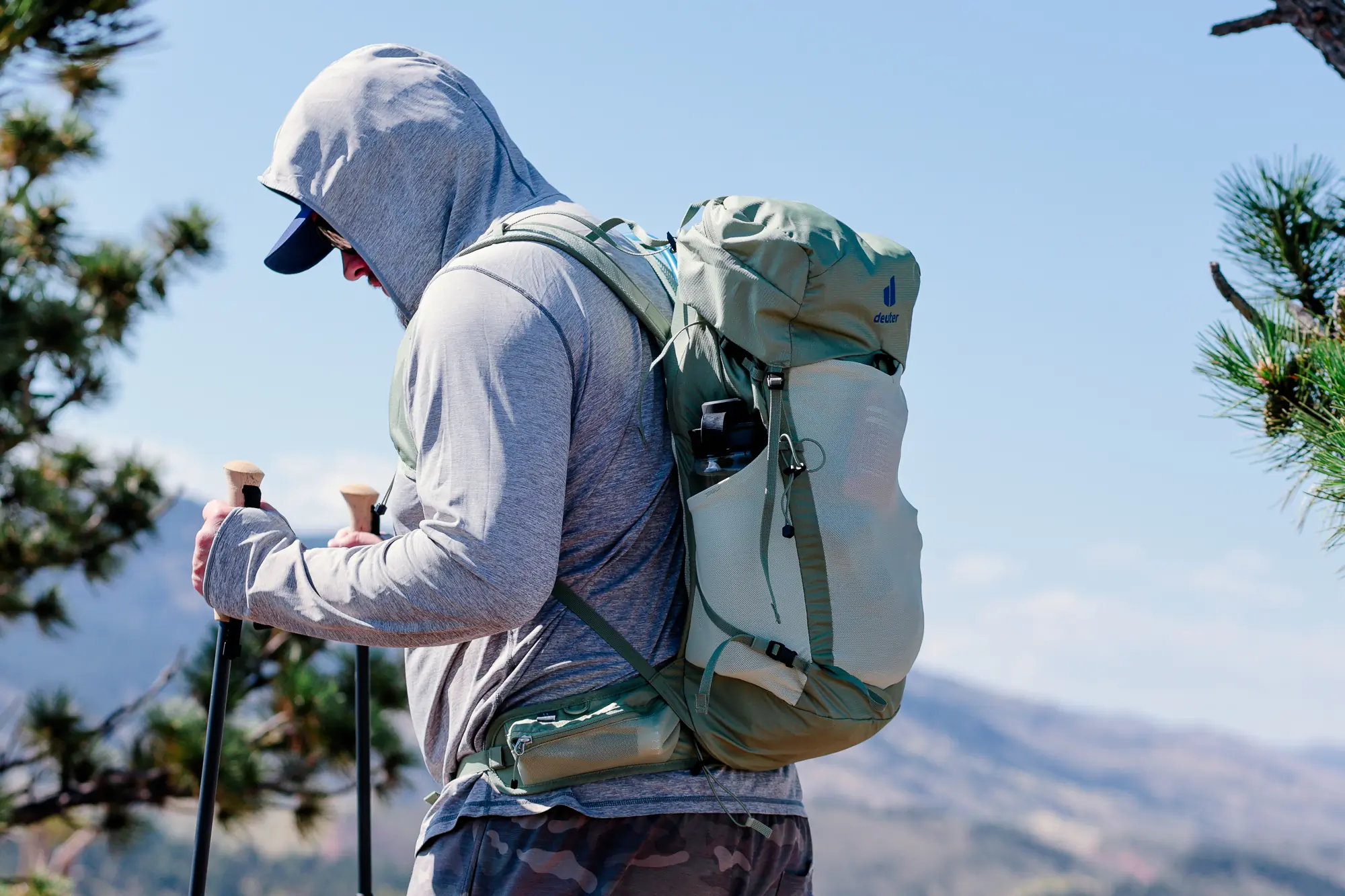 wearing Deuter New Speed Lite Pro 30L 