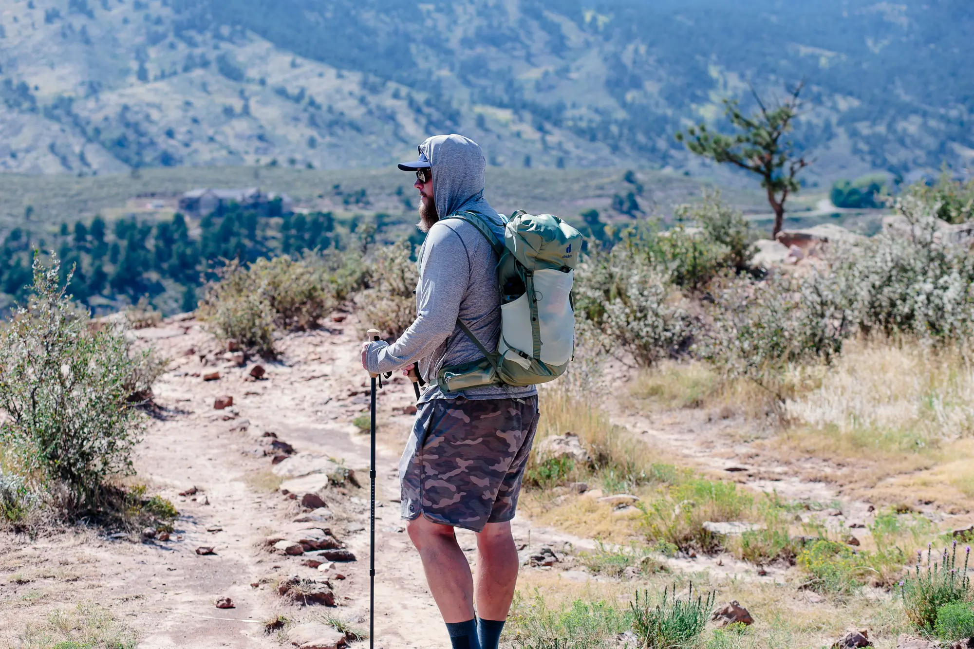 hiking with Deuter New Speed Lite Pro 30L