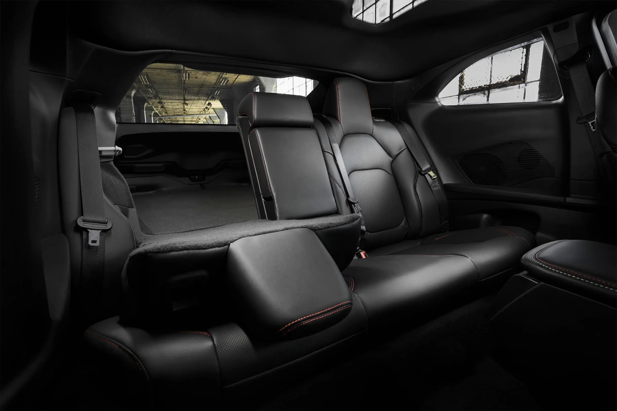 Dodge Charger - rear fold-down seats-