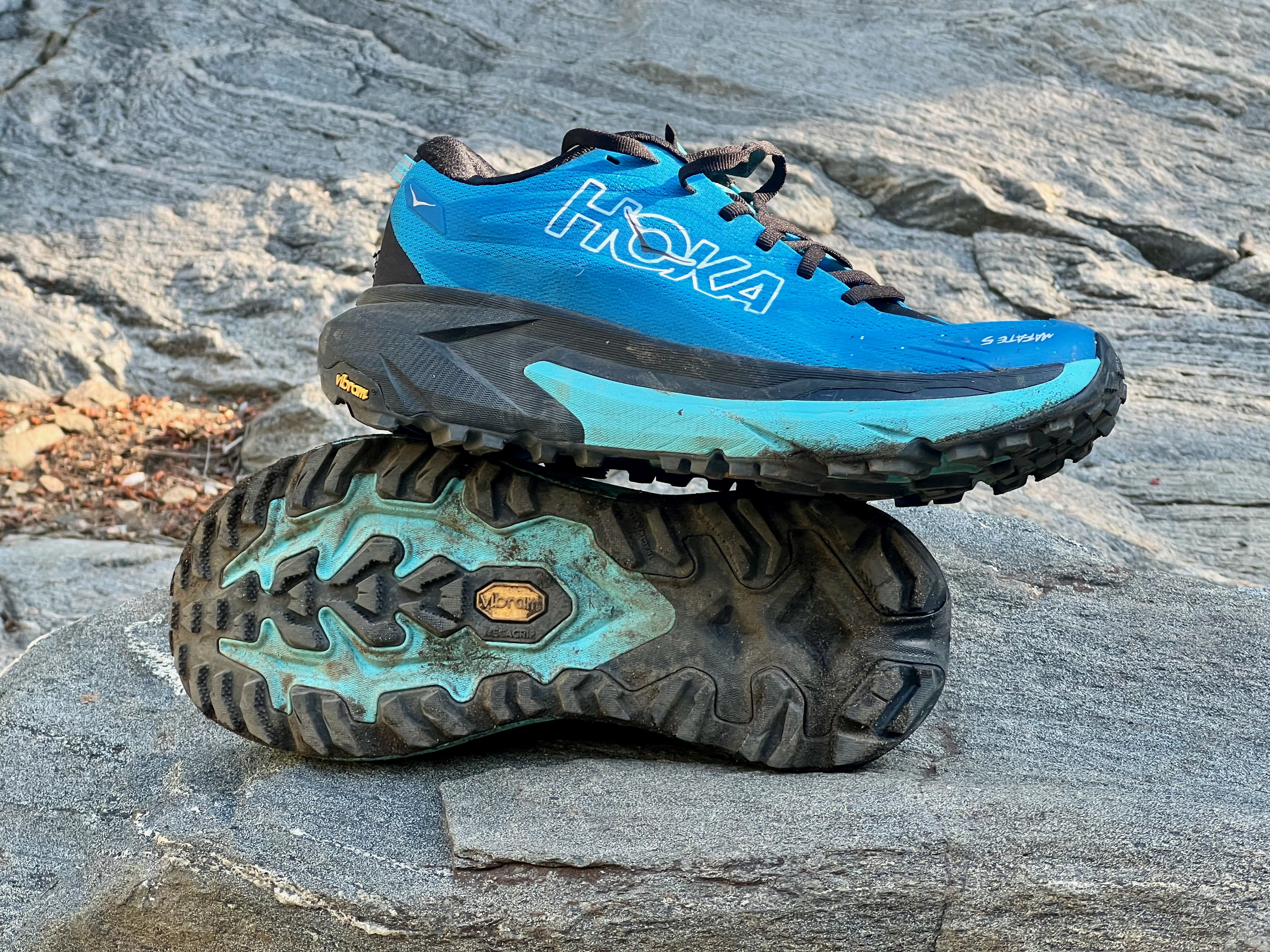 Hoka Mafate 5 in blue reviewed