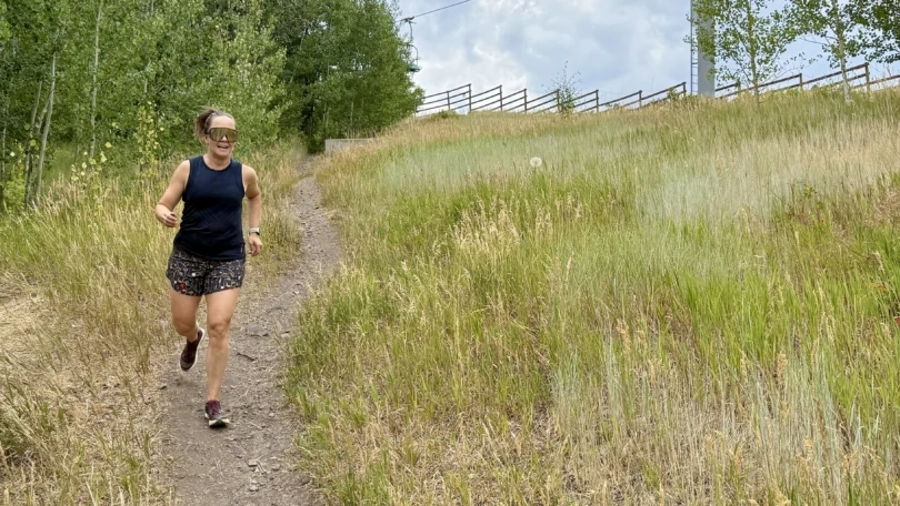 Oiselle High Rise Long Roga Shorts