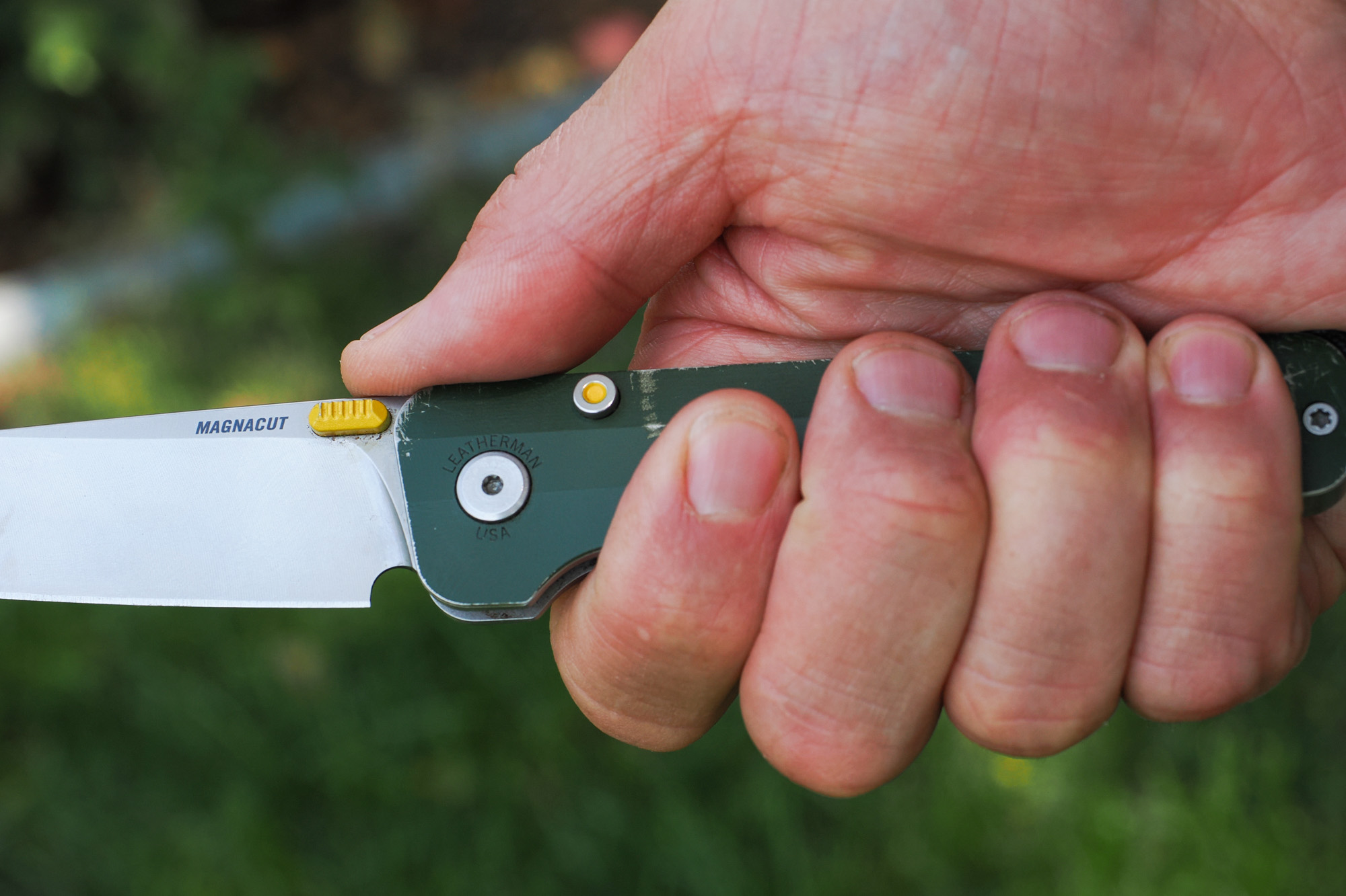 Leatherman Glider in hand