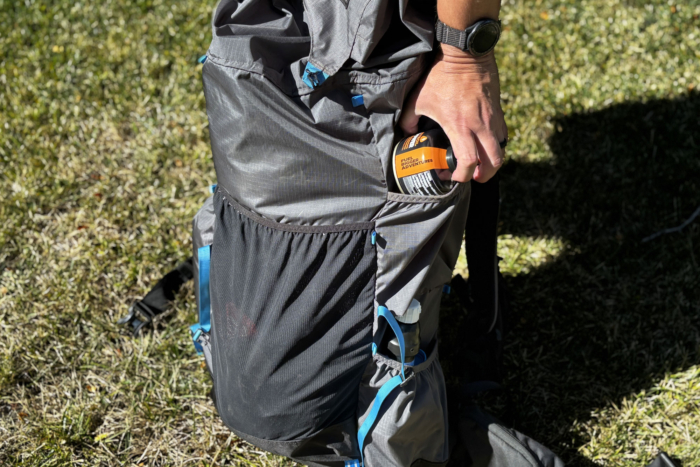 Mariposa 60 Backpack on grass