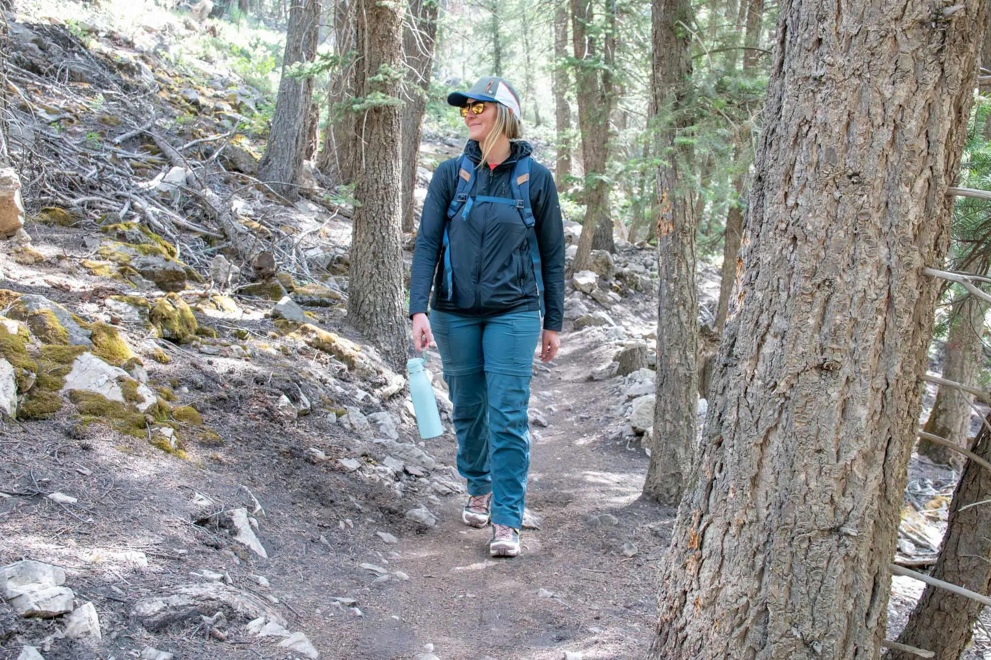 REI Co-op Sahara Convertible Pants in blue