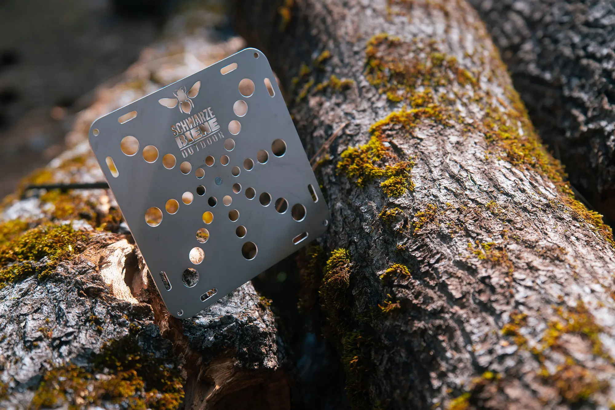 Schwarze Biene Big Mama Table and logs