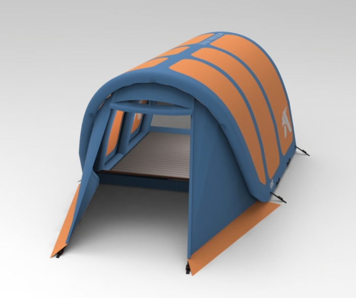 rise airnest inflatable tent