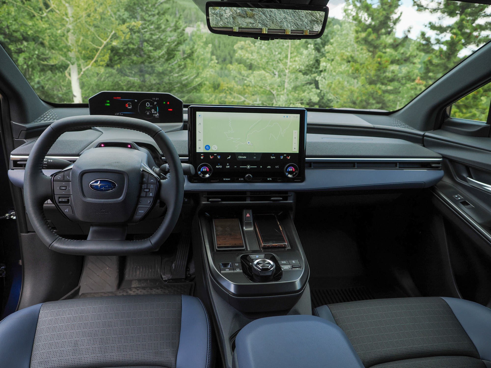 2026 Subaru Solterra driver's view