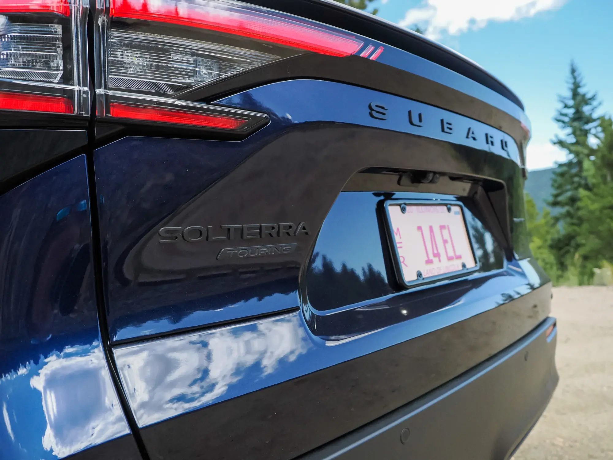 2026 Subaru Solterra back end