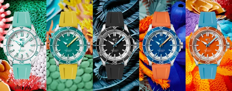 Christopher Ward Trident Reef colors
