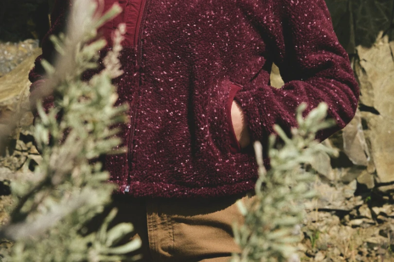 A detail photo of a woman wearing the women's ROC pants.