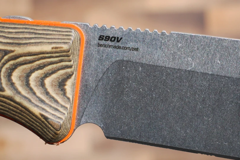 S90V marking on blade
