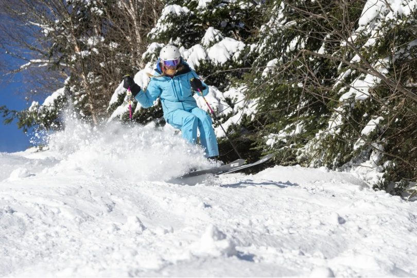 wearing the Black Diamond Impulse Ti 104 W 