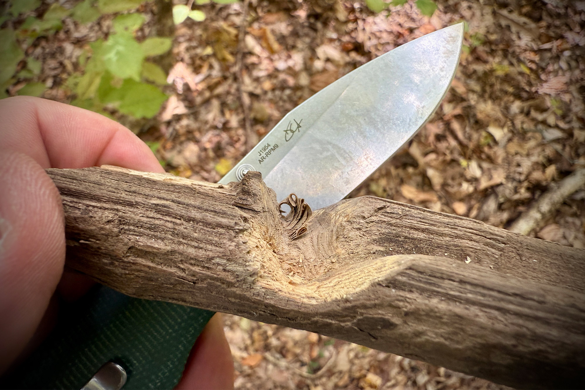 CJRB Maximal carving into a stick