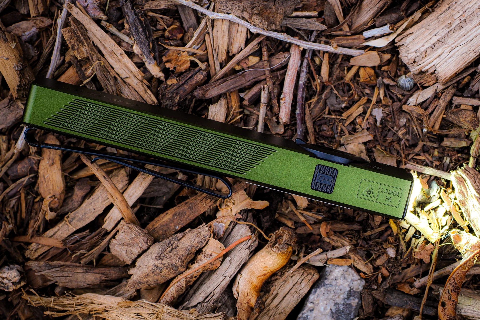 Side view of ArkPro flashlight