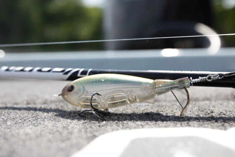 The Berkley Screamin' Choppo on a boat deck