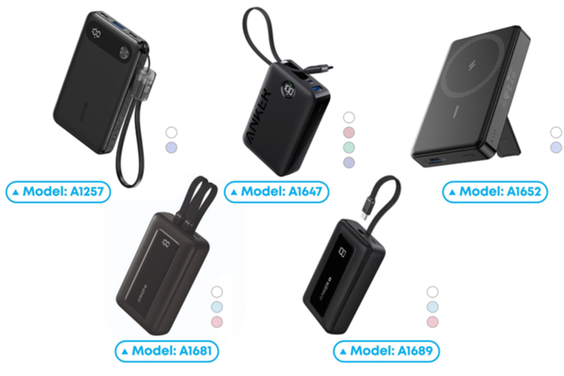 anker power banks recall