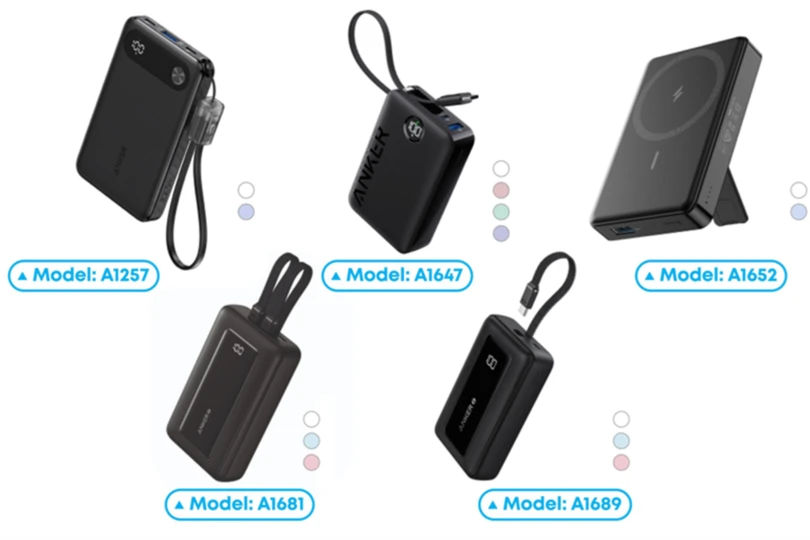 anker power banks recall