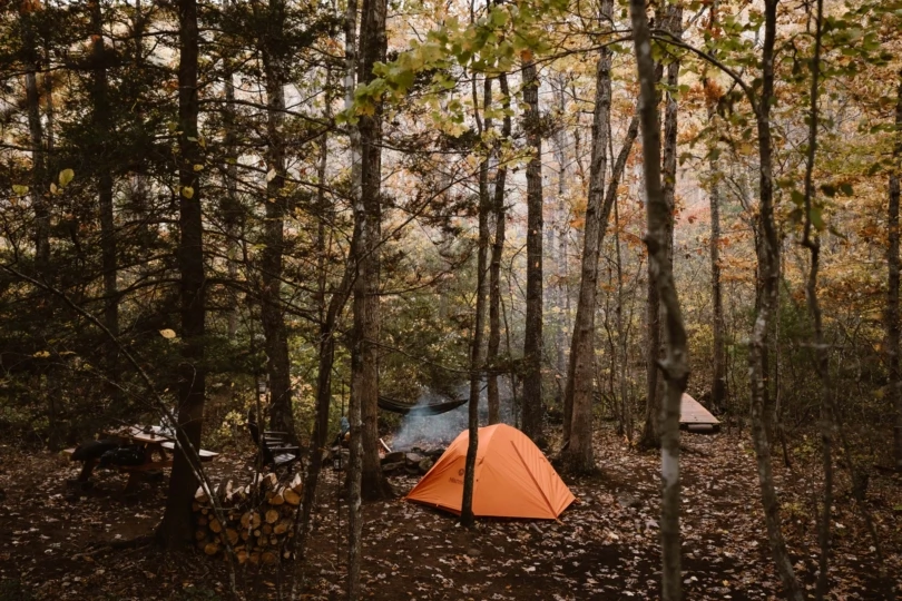 Hipcamp Leaf peeping interactive map