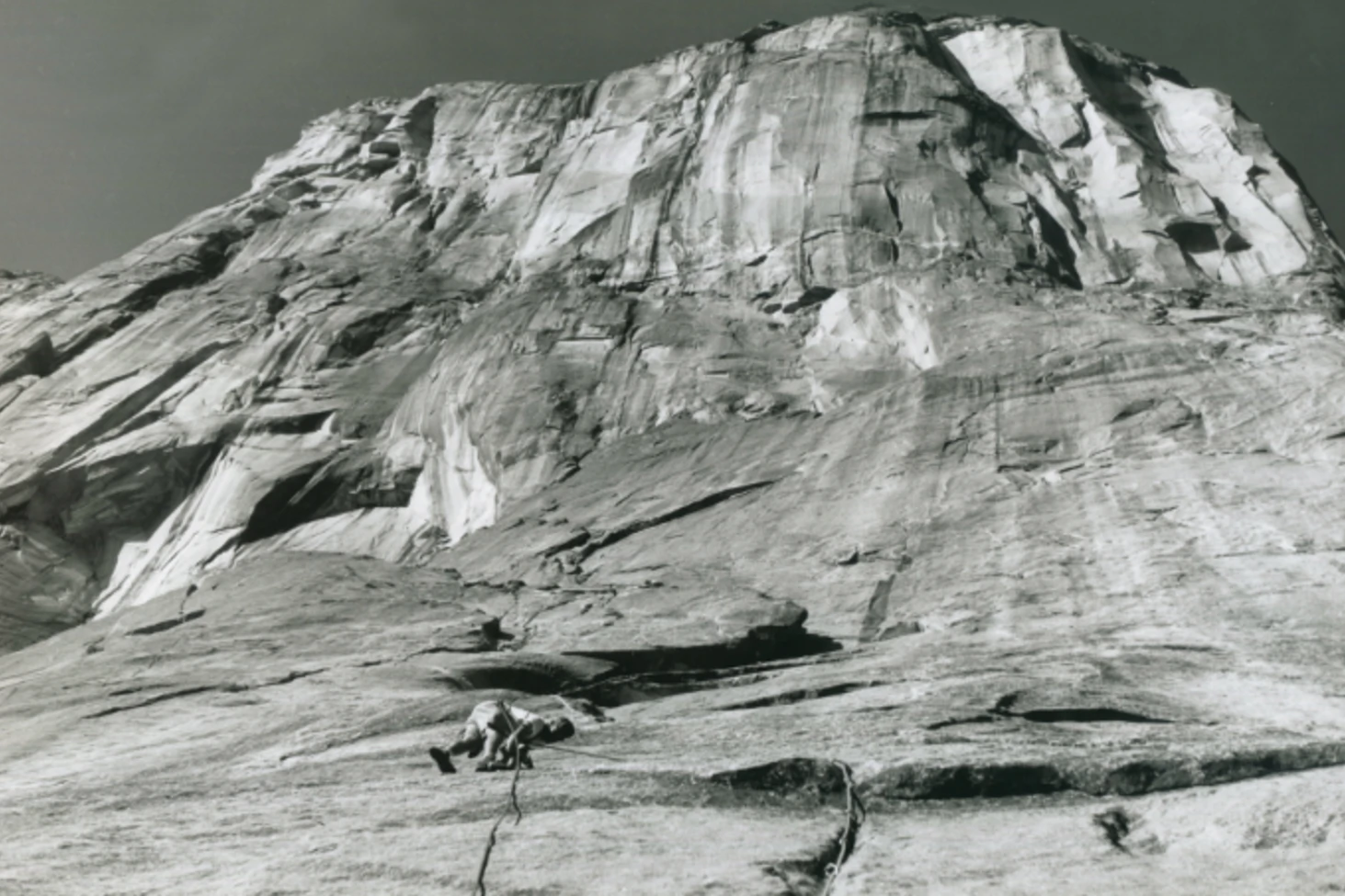 black and white photo of yosemite
