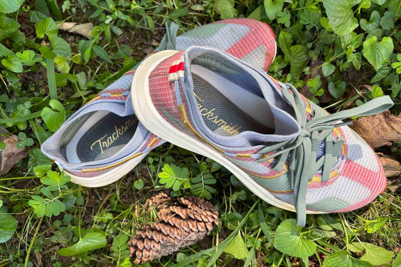 tracksmith eliot range shoes in grass