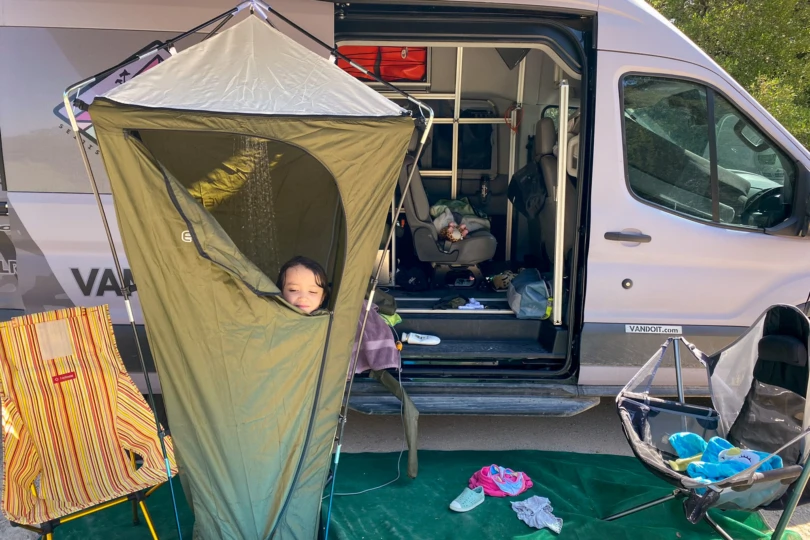 Portable shower system