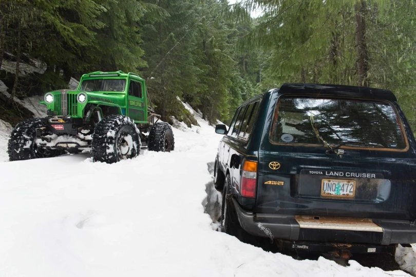 snow wheeling