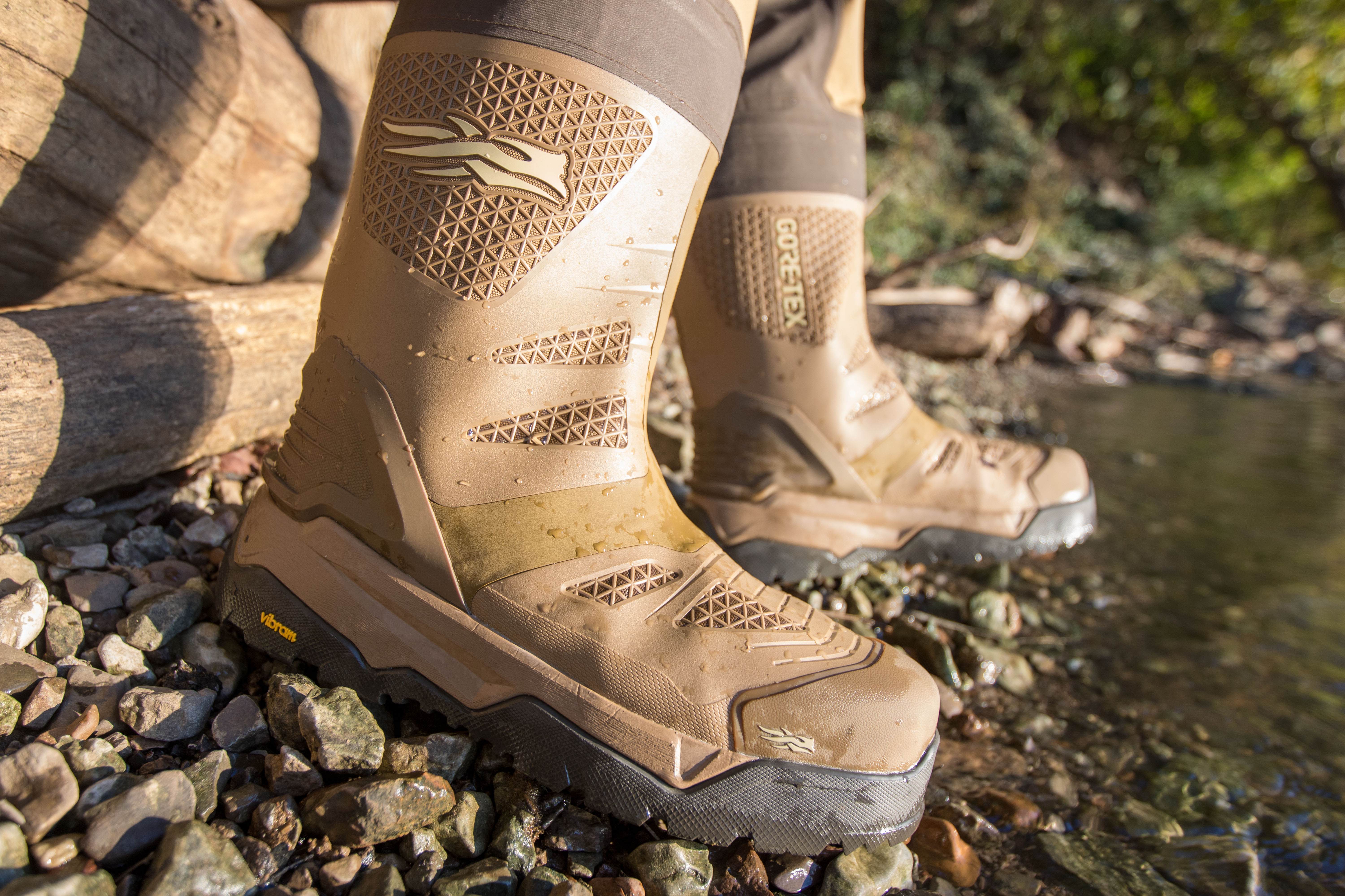 Th boots on the SITKA Delta VentLite GTX waders