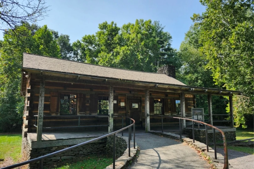 Visitors center in park