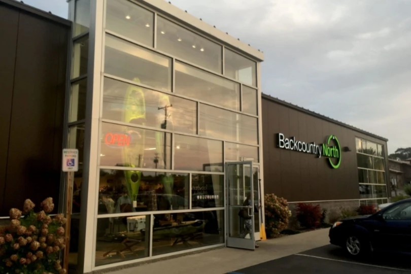 exterior of backcountry north store