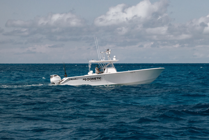 fishing boat on the ocean