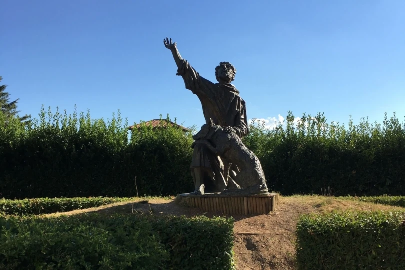 A statue of St. Francis