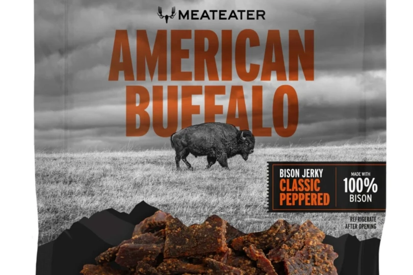 Package of buffalo jerky