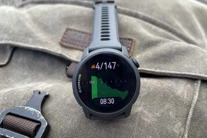 coros pace 4 on bag